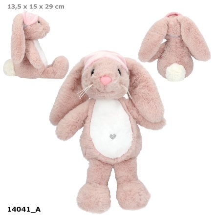 Princess Mimi lepre di peluche Nelly con maschera notte