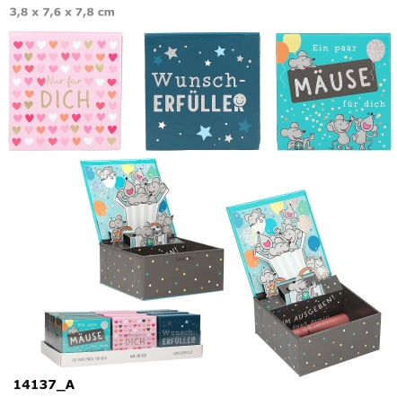 WUNSCHERFÜLLER Pop up Box für Geldgeschenke