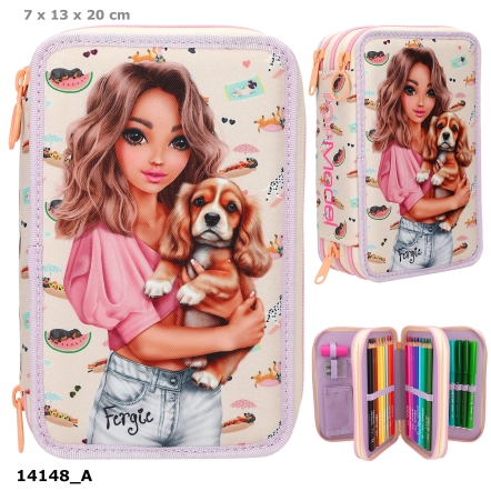TOPModel astuccio a 3 scomparti SUNNY DOG