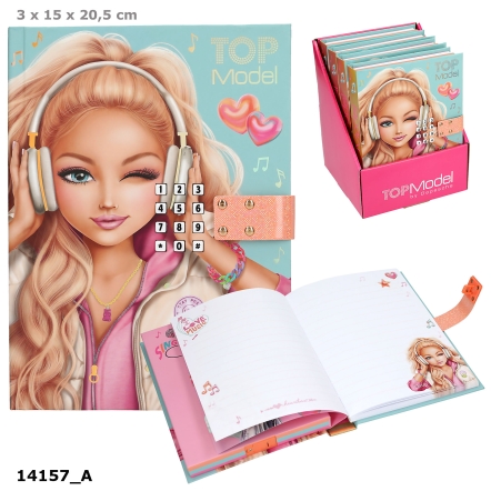 TOPModel diario con código secreto y sonido MUSIC