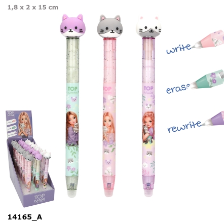 TOPModel uitgumbare gelpen BLOOMING KITTY