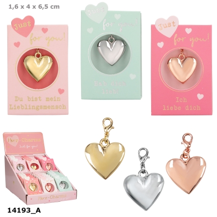 Herzanhänger Just for you