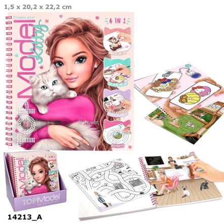 TOPModel Create your Kitty kleurboek