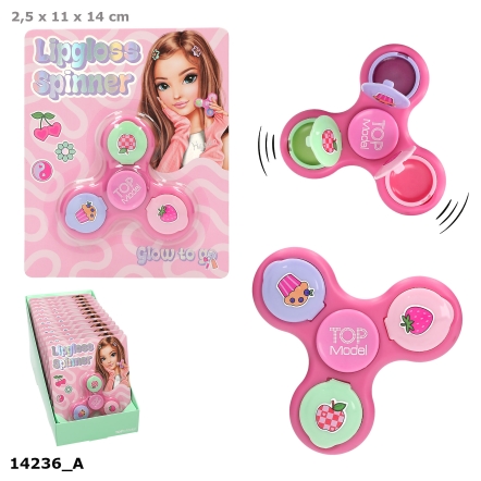 TOPModel lipgloss spinner GLOW TO GO