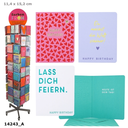 Klappkarten farbenFROH classic