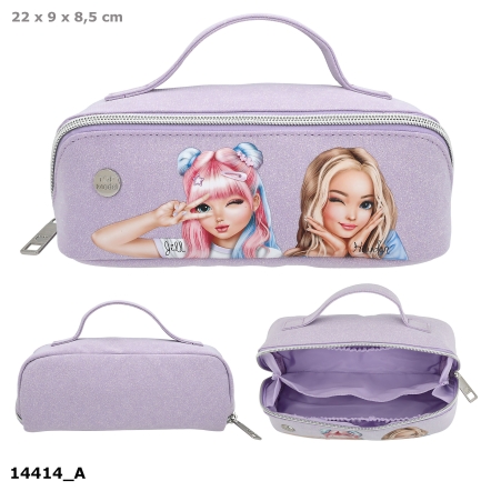 TOPModel porta cosmetici viola KPOP