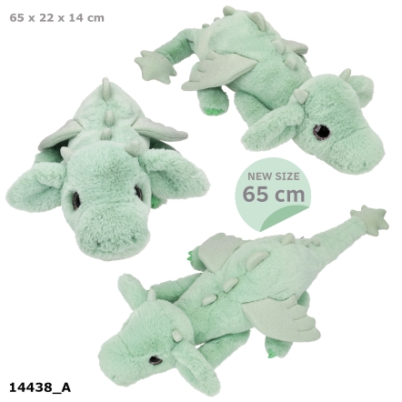 SNUKIS peluche di drago verde