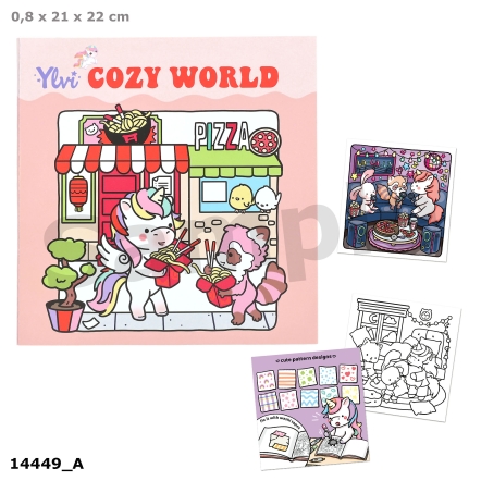 Ylvi COZY World libro para colorear