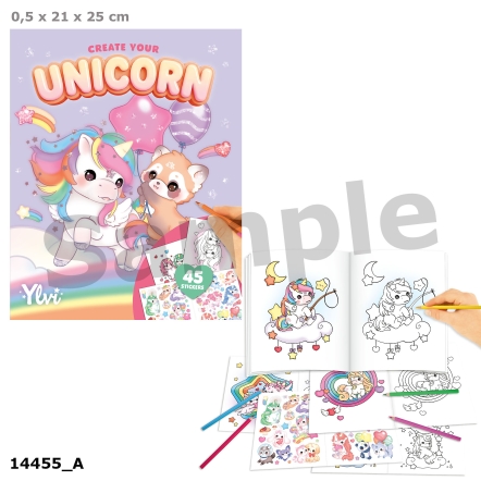 Ylvi Create your Unicorn Malbuch