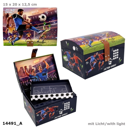 Action & Fun scrigno del tesoro con codice, sound e luce