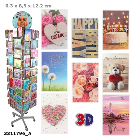 Cartes moyen 3D ART