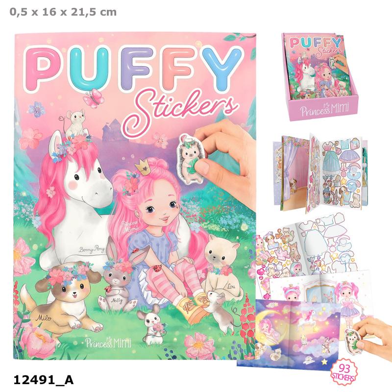 Princess Mimi puffy stickerboek